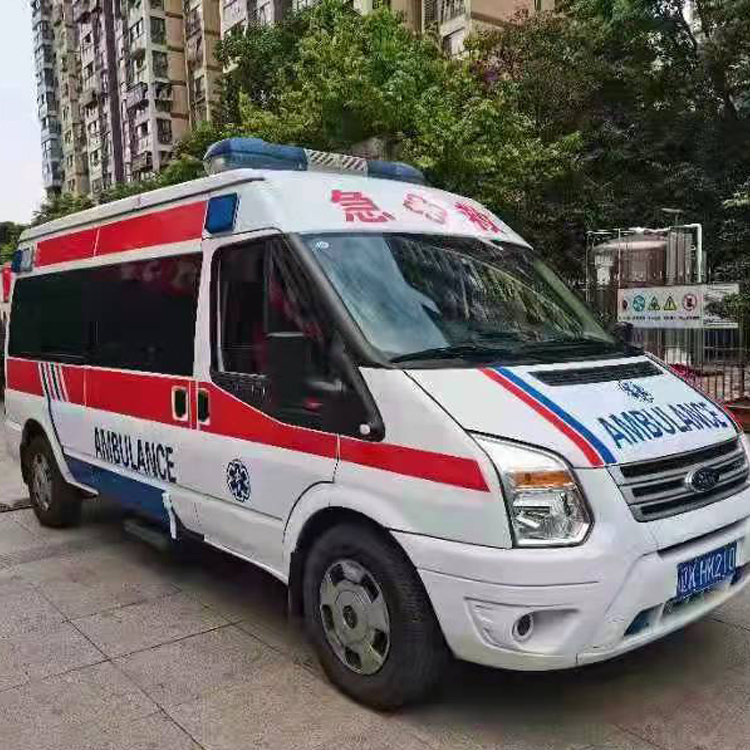 隆德长途救护车护送病人返乡